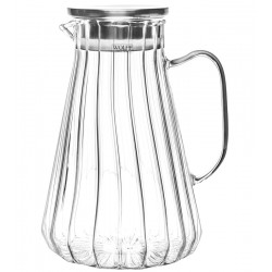 Jarra 1,7l De Vidro Com Tampa De Metal Classic